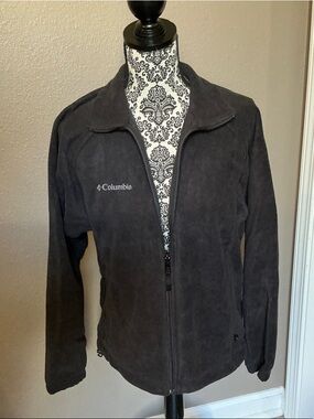 Columbia Women's Black Full-Zip Fleece Jacket Size M